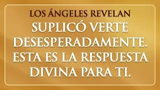 ✨ Esa persona le suplicó a los ángeles para verte hoy y ellos dijeron esto de ustedes.