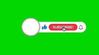 1. Green Screen Subscribe Button (No Copyright) #greenscreen
