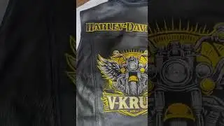 Harley-Davidson Men's Fuel to Flames Leather Vest