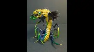 Reaper Bones Frost Wyrm 77183 Figure Model Build Review