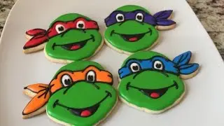 Teenage Mutant Ninja Turtle Cookies (How To)