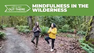 Doing yoga at Tryon Creek State Natural Park