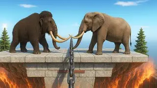 🔥 Epic Sumo Duel of Doom &ndash; Mammoth vs Elephant | Only One Survives! | Animal Revolt Battle Simulator