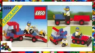 LEGO instructions - Town - Vehicles - 6654 - Motorcycle Transport