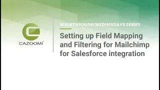 Setting up Field Mapping and Filtering for Mailchimp for Salesforce integration