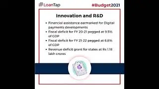 #Budget2021withLoanTap Highlight 8