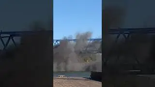 Spottsville Ky Bridge Implosion
