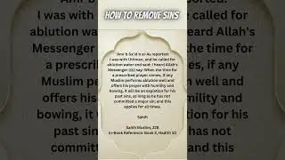How to remove sins 🤔😐#ytshorts #shorts #hadith
