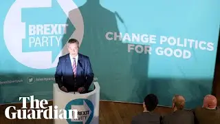 Brexit party leader Nigel Farage speaks in Hartlepool &ndash; watch live