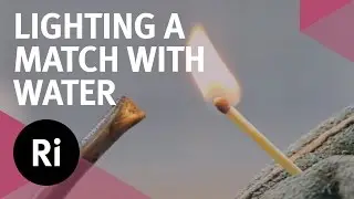 Lighting a match with water