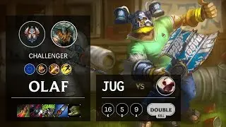 Olaf Jungle vs Lee Sin - EUW Challenger Patch 10.6