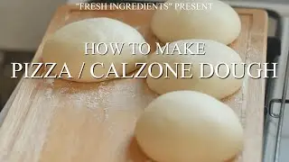 Pizza & Calzone Dough Recipe - YouTube #shorts