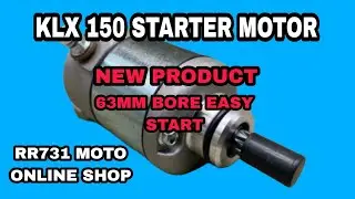 KLX150 Starter Motor New Product Testing | 63mm bore easy start
