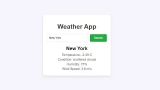 Create a Weather App with JavaScript & OpenWeatherMap API | Beginner-Friendly Tutorial