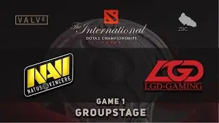 NaVi vs. LGD - Game 1, Groupstage @ TI6, Dota 2