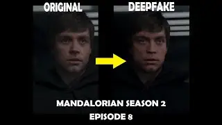 Luke Skywalker Deepfake | Mandalorian season 2 ep8