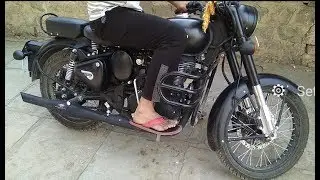Royal Enfield stealth black 500cc K&N