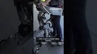 This wearable robot can help you carry⁠ heavy loads!⁠ ⁠ Koma, the suit is designed to help