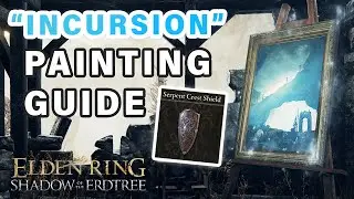 How to Solve Incursion Painting | Serpent Crest Shield ► Elden Ring DLC
