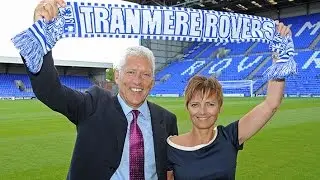 New Tranmere Rovers owners Mark & Nicola Palios speak to the press