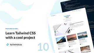 Tailwind CSS Tutorial for Beginners #10 - Create A Navigation Bar Using Tailwind CSS