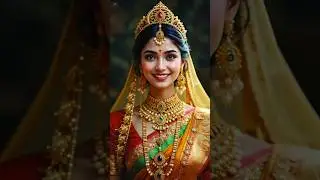 ✨ Traditional South Indian Bridal Look | AI Created Beautiful Bride | Indian Culture Shorts ✨