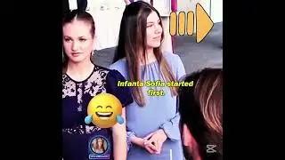 Infanta Sofia & King Felipe sharing a special moment