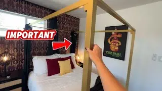 The Best Canopy Bed You Can Buy on a Budget 💸 #bed #bedding #bedroomdecor #commissionsearned