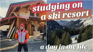 STUDYING ABROAD... ON A SKI RESORT!!! a day in the life...
