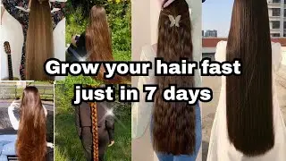 Grow your hair just in 7 days. 🤩