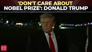 'Don't care about Nobel Prize', says Trump; talks about Davos, NATO, Greenland and Denmark