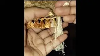 Baby kuchu     #normalneedlework #tesselwithdesign #kuchumaking #kuchuwork #silksareekuchu design 