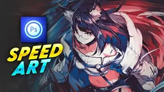 Speed Art | Anime Gfx Logo Profile Tutorial - Photoshop Touch Android