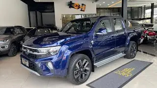 Amarok Highline 2025 Azul Atlantic Blindada! Em estado de 0km!