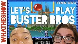 LET'S PLAY: Buster Bros for the Arcade!!! Retro Arcade Bubble Shooter!!!
