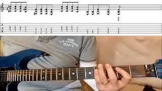 How to play AC\DC's Burnin' Alive on guitar (w\tabs)