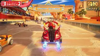Sonic Racing Crossworlds - Switch 2 Upgrade Gameplay @ 4K 60ᶠᵖˢ ✔