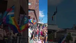 #EUROPEVIEWS SWEDISH LARGEST PRIDE PARADE 2023 4K #ImTknTV                           www.ImTknTV.Com
