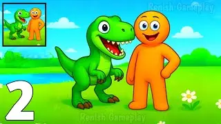 Dino Rush: Build Kingdom - Gameplay Walkthrough Part 2 - Build Army Save The Nation (Android, iOS)