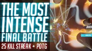 Overwatch: The Most Intense Final Battle EVER! || 25 Kill Streak || POTG
