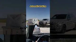 BMW Automatic braking at 80 km/h