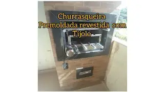 Churrasqueira pr&eacute; moldada resvestida
