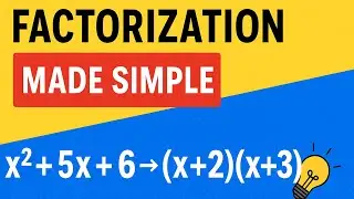 Factorization | Algebraic Identities | Easy to learn Math | Math Tricks | Math Olympiad