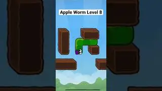 Apple Worm - Level 8 #logicpuzzle