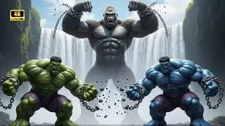 BLUE HULK vs KING KONG: The Titan Alliance - 4K Cinematic