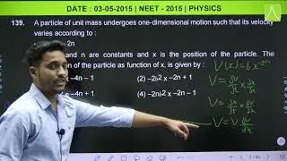 NEET (AIPMT 2015) Physics Paper Solution By Mayank Rathore