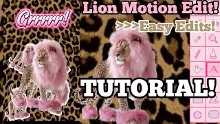 EASY EDITING! Duplicate a Lion edit | How to cutout background of picture and add font