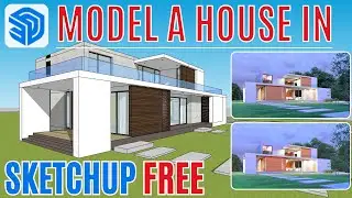 Как бесплатно смоделировать дом в SketchUp 2024