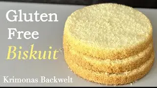 Glutenfreier Biskuit Tortenboden ohne Mais / Gluten free Sponge Cake