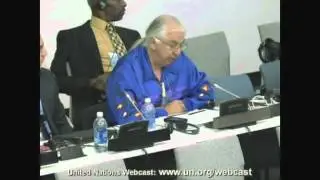 Kenneth Deer intervention at UN General Assembly
